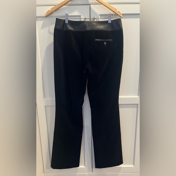 Sigrid Olsen velvet black dress pants Sz. 6 - Picture 4 of 4